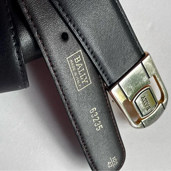 Bally Men's Vintage Leather Belt - Italy
